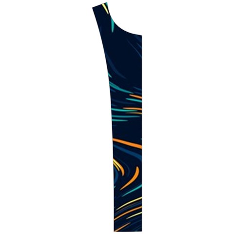 Colorful Abstract Pattern Creative Colorful Line Linear Background Women s Button Up Vest from ArtsNow.com Button Placket Left