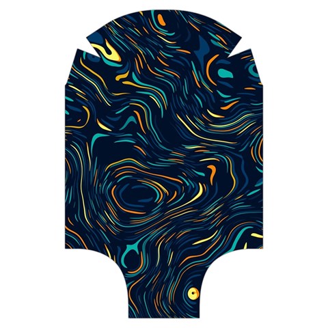 Colorful Abstract Pattern Creative Colorful Line Linear Background Luggage Cover (Small) from ArtsNow.com Back
