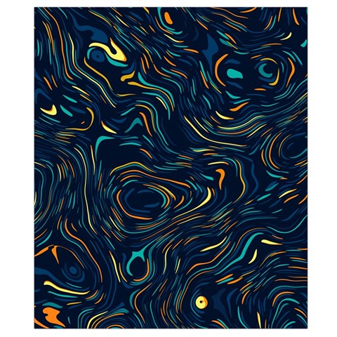Colorful Abstract Pattern Creative Colorful Line Linear Background Waist Pouch (Small) from ArtsNow.com Back Strap