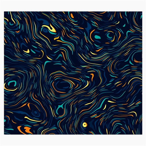 Colorful Abstract Pattern Creative Colorful Line Linear Background Roll Up Canvas Pencil Holder (S) from ArtsNow.com Front