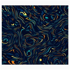Colorful Abstract Pattern Creative Colorful Line Linear Background Roll Up Canvas Pencil Holder (S) from ArtsNow.com Front