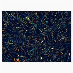 Colorful Abstract Pattern Creative Colorful Line Linear Background Roll Up Canvas Pencil Holder (L) from ArtsNow.com Front
