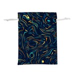 Colorful Abstract Pattern Creative Colorful Line Linear Background Lightweight Drawstring Pouch (L)