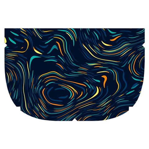 Colorful Abstract Pattern Creative Colorful Line Linear Background Make Up Case (Small) from ArtsNow.com Side Right