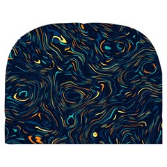 Colorful Abstract Pattern Creative Colorful Line Linear Background Make Up Case (Medium) from ArtsNow.com Back