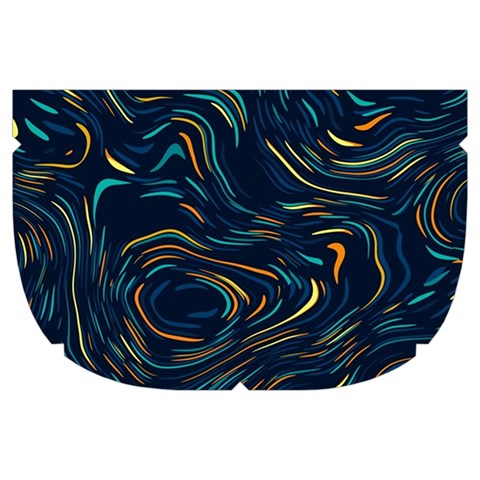 Colorful Abstract Pattern Creative Colorful Line Linear Background Make Up Case (Large) from ArtsNow.com Side Right
