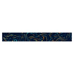 Colorful Abstract Pattern Creative Colorful Line Linear Background Make Up Case (Large) from ArtsNow.com Zipper Front