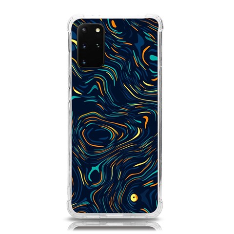 Colorful Abstract Pattern Creative Colorful Line Linear Background Samsung Galaxy S20Plus 6.7 Inch TPU UV Case from ArtsNow.com Front