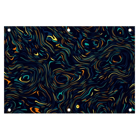 Colorful Abstract Pattern Creative Colorful Line Linear Background Banner and Sign 6  x 4  from ArtsNow.com Front