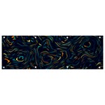 Colorful Abstract Pattern Creative Colorful Line Linear Background Banner and Sign 9  x 3 