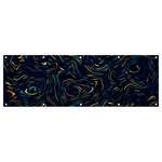 Colorful Abstract Pattern Creative Colorful Line Linear Background Banner and Sign 12  x 4 