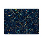 Colorful Abstract Pattern Creative Colorful Line Linear Background Premium Plush Fleece Blanket (Mini)