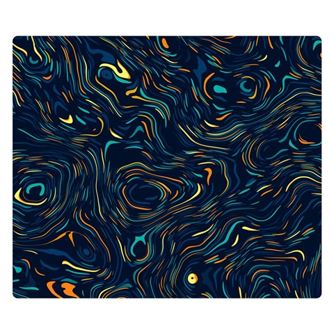 Colorful Abstract Pattern Creative Colorful Line Linear Background Premium Plush Fleece Blanket (Small) from ArtsNow.com 50 x40  Blanket Front