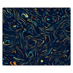 Colorful Abstract Pattern Creative Colorful Line Linear Background Premium Plush Fleece Blanket (Small)