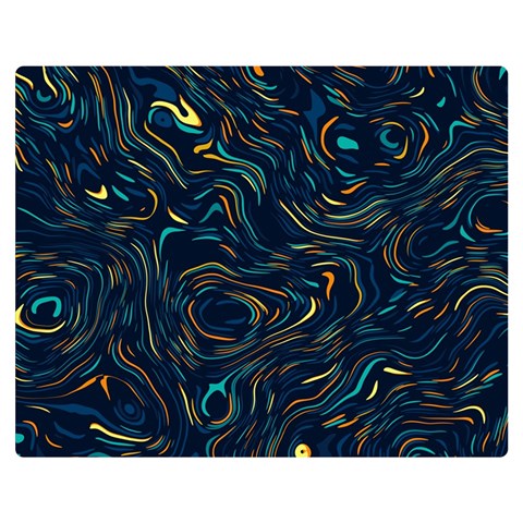 Colorful Abstract Pattern Creative Colorful Line Linear Background Premium Plush Fleece Blanket (Medium) from ArtsNow.com 60 x50  Blanket Front