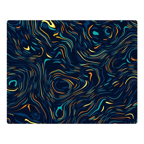 Colorful Abstract Pattern Creative Colorful Line Linear Background Premium Plush Fleece Blanket (Large) from ArtsNow.com 80 x60  Blanket Front