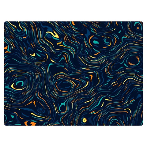 Colorful Abstract Pattern Creative Colorful Line Linear Background Premium Plush Fleece Blanket (Extra Small) from ArtsNow.com 40 x30  Blanket Front
