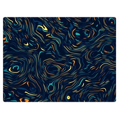 Colorful Abstract Pattern Creative Colorful Line Linear Background Two Sides Premium Plush Fleece Blanket (Extra Small) from ArtsNow.com 40 x30  Blanket Front