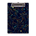 Colorful Abstract Pattern Creative Colorful Line Linear Background A5 Acrylic Clipboard