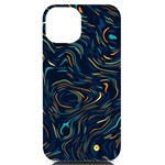 Colorful Abstract Pattern Creative Colorful Line Linear Background iPhone 14 Black UV Print Case