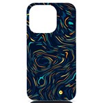 Colorful Abstract Pattern Creative Colorful Line Linear Background iPhone 14 Pro Black UV Print Case