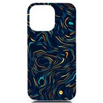 Colorful Abstract Pattern Creative Colorful Line Linear Background iPhone 14 Pro Max Black UV Print Case