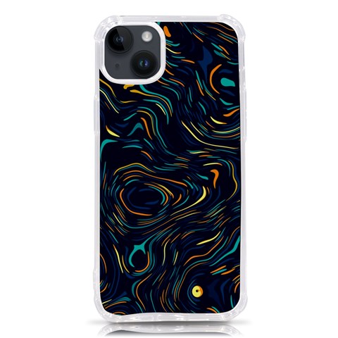 Colorful Abstract Pattern Creative Colorful Line Linear Background iPhone 14 Plus TPU UV Print Case from ArtsNow.com Front