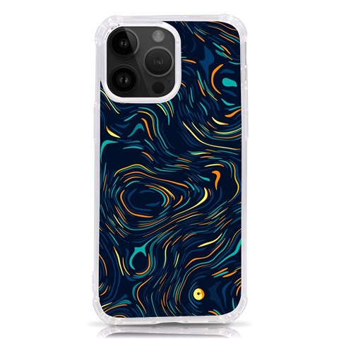 Colorful Abstract Pattern Creative Colorful Line Linear Background iPhone 14 Pro Max TPU UV Print Case from ArtsNow.com Front
