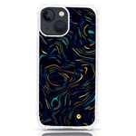 Colorful Abstract Pattern Creative Colorful Line Linear Background iPhone 13 mini TPU UV Print Case