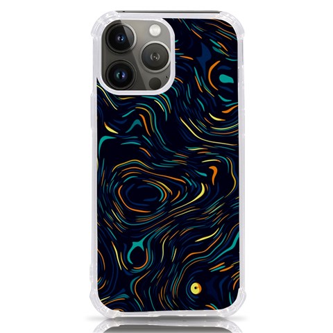 Colorful Abstract Pattern Creative Colorful Line Linear Background iPhone 13 Pro Max TPU UV Print Case from ArtsNow.com Front