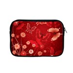 Four Red Butterflies With Flower Illustration Butterfly Flowers Apple MacBook Pro 15  Zipper Case