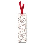 White And Brown Floral Wallpaper Flowers Background Pattern Small Book Marks