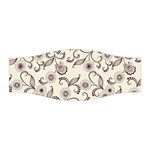 White And Brown Floral Wallpaper Flowers Background Pattern Stretchable Headband