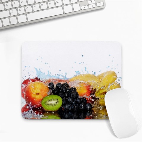 Variety Of Fruit Water Berry Food Splash Kiwi Grape Small Mousepad from ArtsNow.com Front