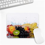 Variety Of Fruit Water Berry Food Splash Kiwi Grape Small Mousepad