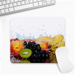 Variety Of Fruit Water Berry Food Splash Kiwi Grape Large Mousepad