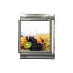 Variety Of Fruit Water Berry Food Splash Kiwi Grape Italian Charm (13mm)