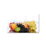 Variety Of Fruit Water Berry Food Splash Kiwi Grape Magnet (Name Card)