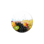 Variety Of Fruit Water Berry Food Splash Kiwi Grape Golf Ball Marker