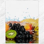 Variety Of Fruit Water Berry Food Splash Kiwi Grape Canvas 12  x 16 