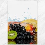 Variety Of Fruit Water Berry Food Splash Kiwi Grape Canvas 12  x 18 