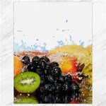 Variety Of Fruit Water Berry Food Splash Kiwi Grape Canvas 18  x 24 