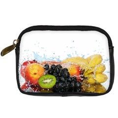 Variety Of Fruit Water Berry Food Splash Kiwi Grape Digital Camera Leather Case from ArtsNow.com Front