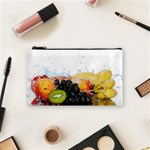 Variety Of Fruit Water Berry Food Splash Kiwi Grape Cosmetic Bag (Small)