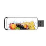 Variety Of Fruit Water Berry Food Splash Kiwi Grape Portable USB Flash (One Side)