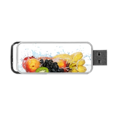 Variety Of Fruit Water Berry Food Splash Kiwi Grape Portable USB Flash (Two Sides) from ArtsNow.com Front