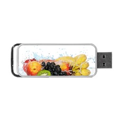 Variety Of Fruit Water Berry Food Splash Kiwi Grape Portable USB Flash (Two Sides) from ArtsNow.com Front