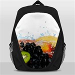 Variety Of Fruit Water Berry Food Splash Kiwi Grape Backpack Bag