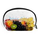 Variety Of Fruit Water Berry Food Splash Kiwi Grape Accessory Pouch (Large)