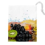 Variety Of Fruit Water Berry Food Splash Kiwi Grape Drawstring Pouch (5XL)